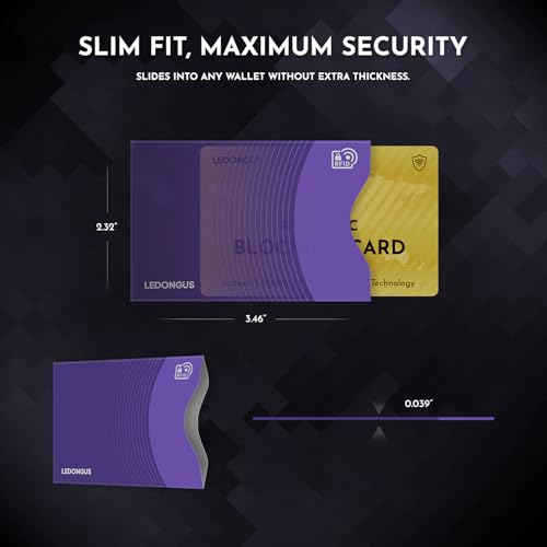 RFID Blocking Card Sleeves, 12-Pack with 2 RFID Blocking Cards|Anti-Theft Protection for Credit Cards| Contactless Skimming Defense,Ultra-Slim & Stylish|Multi-Color2