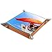 Plateau de Valet en Cuir, Plateau de dés Support carré Pliant, Plaque de Rangement pour Commode pour Changer la clé de Monnaie Chien Bain de Soleil Chaise Longue Parapluie Rouge