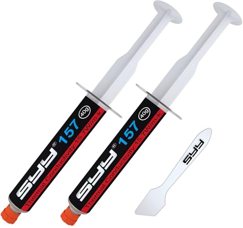 SYY Thermal Paste 80g CPU Compound with Toolkit for CPU/GPU/All Coolers