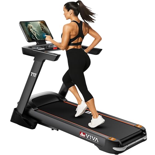 AsVIVA T18 – klappbares elektrisches Profi Laufband mit 21,5" Touchscreen, 7 PS Motor, 20 km/h, 15% Steigung, bis 150 kg AsVIVA T18 – klappbares elektrisches Profi Laufband mit 21,5" Touchscreen, 7 PS Motor, 20 km/h, 15% Steigung, bis 150 kg