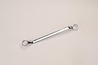 Vista 11 de FLZOSPER Llave de extremo de caja doble de 0.827 in x 0.906 in, 12 puntos, 45 grados, acabado pulido, Cr-V