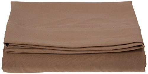 Luxury Flat Sheet on Amazon Elegant Comfort Wrinkle-Free 1500 Premier Hotel Quality 1-Piece Flat Sheet, Twin/Twin XL Size, Taupe