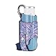 MEDMAX Halter für Asthma-Inhalator, Kunstleder Hülle Holster, leichte Tragetasche mit Karabinerhaken, Halter kompatibel mit Ventolin Inhalator, (Inhalator Nicht inbegriffen, NUR Hülle) (Paisley Lila)