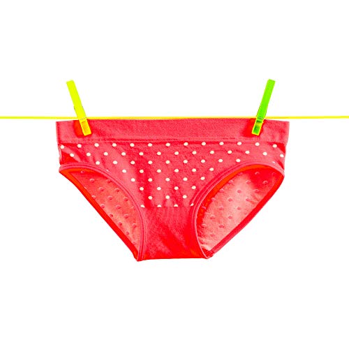 Alyce Intimates Seamless Girls Panties, Pack of 8 | Solids & Prints2