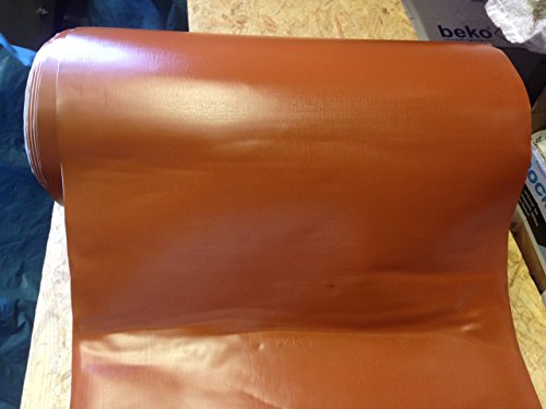 Preisvergleich Produktbild BLEI Wandanschlussband Kaminband selbstklebend 1m x 30cm rot glatt