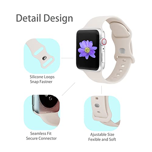Cindgress CG04AWB41S-SIG19 Sport Band Compatible With 41Mm 38Mm 40Mm Apple Watch Band thumb #1