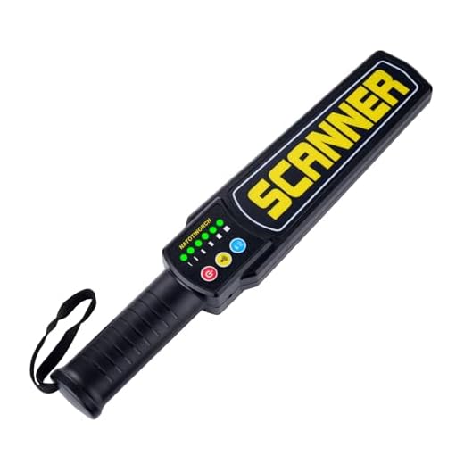 Rechargeable Handheld Metal Detector for Safety