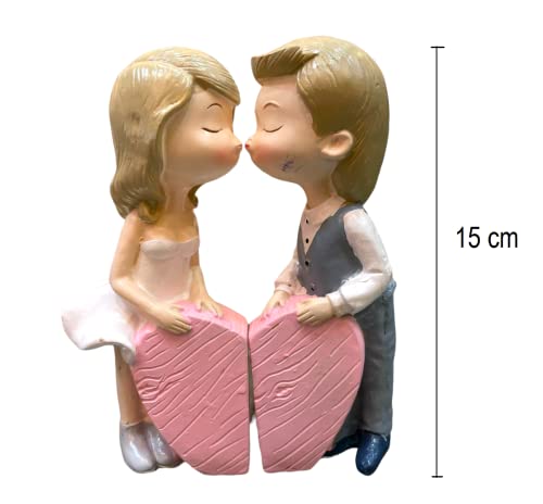 Image of AUGEN Polyresin Love Idol Statue Showpiece for Home Decor Decoration and Gifting (7532-C10, 15cm)