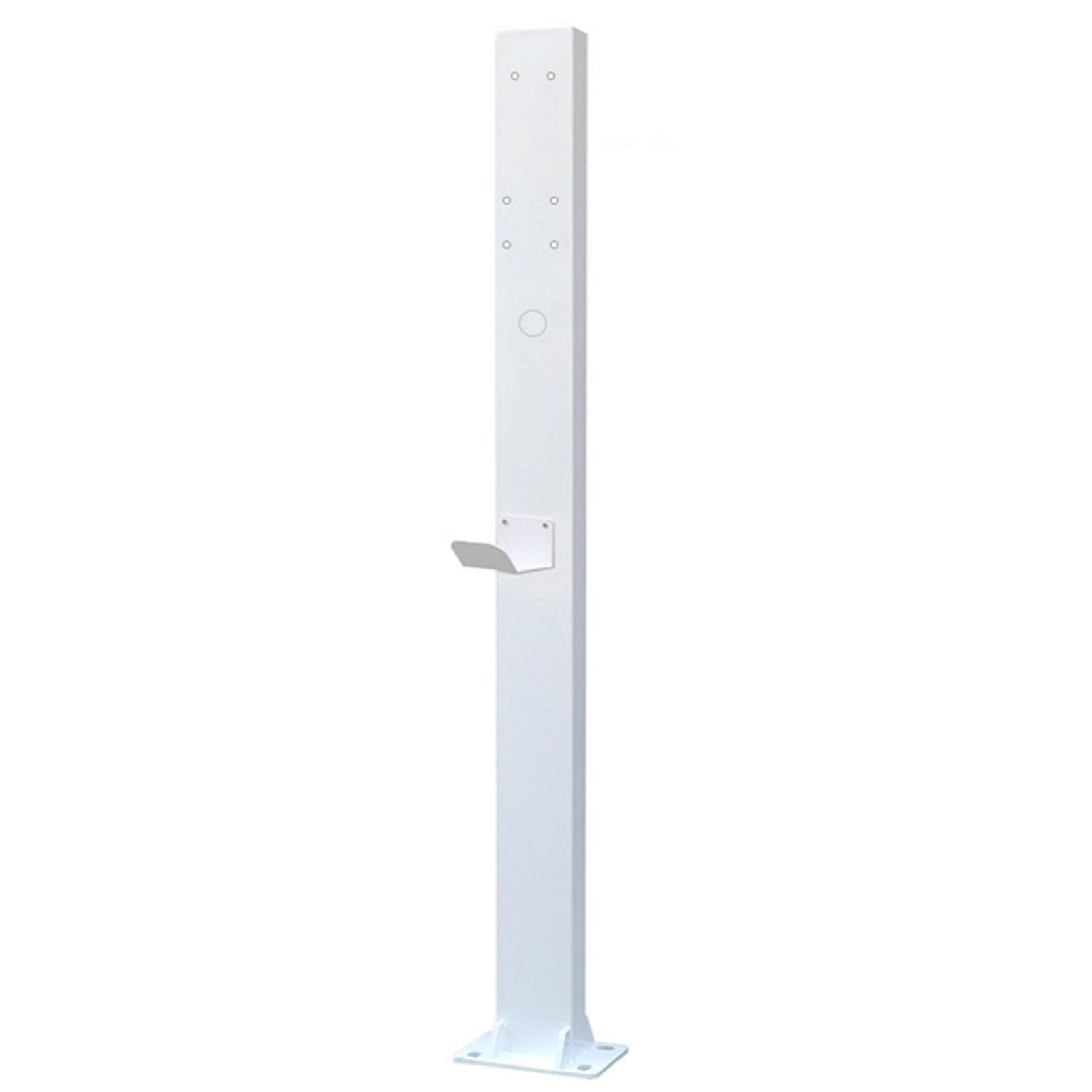 Support de connecteur sécurisé sur socle de support pour borne de recharge électrique