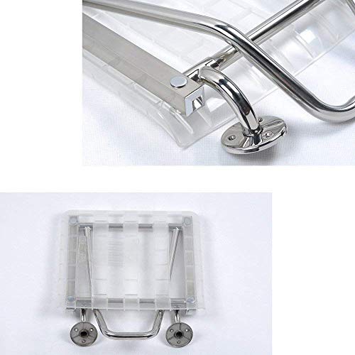 Taburete de ducha plegable Home Essentials con asiento de pared resistente hasta 160 kg 4