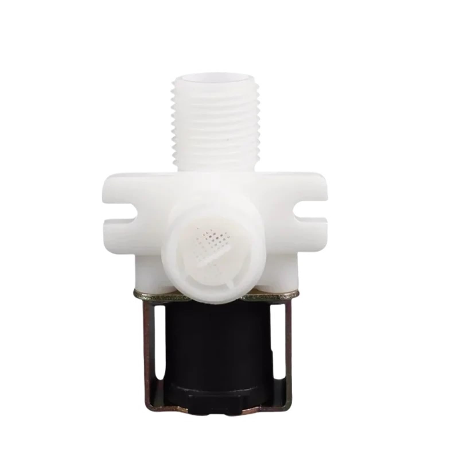 1 szt. DN15 0,5 cala 12 V 24 V 220 V plastikowy zawór elektromagnetyczny normalnie otwarty, normalnie zamknięty, fontanna do picia, kąt prosty zawór pralki (typ ciśnienia, normalnie 12 V)