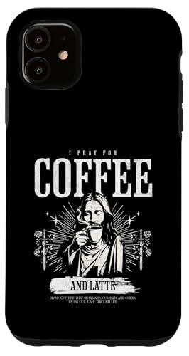 Ich bete fur Kaffee - believebter Coffee Kirche�̌��t �X�}�z�P�[�X iPhone 11 �p