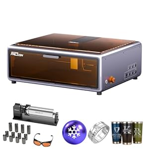 Creality Falcon A1 10 W lasergraveermachine, met laserrotatieroller, inclusief lasersnijder met Air Assist, HD-camerapositionering, lasergraveermachine voor hout, metaal, acryl