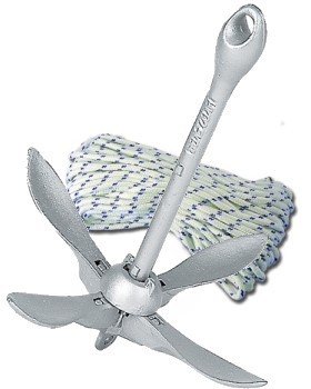 Anchor, 3,2 Kg, 30 M, anchor-Corda da ormeggio, Ø