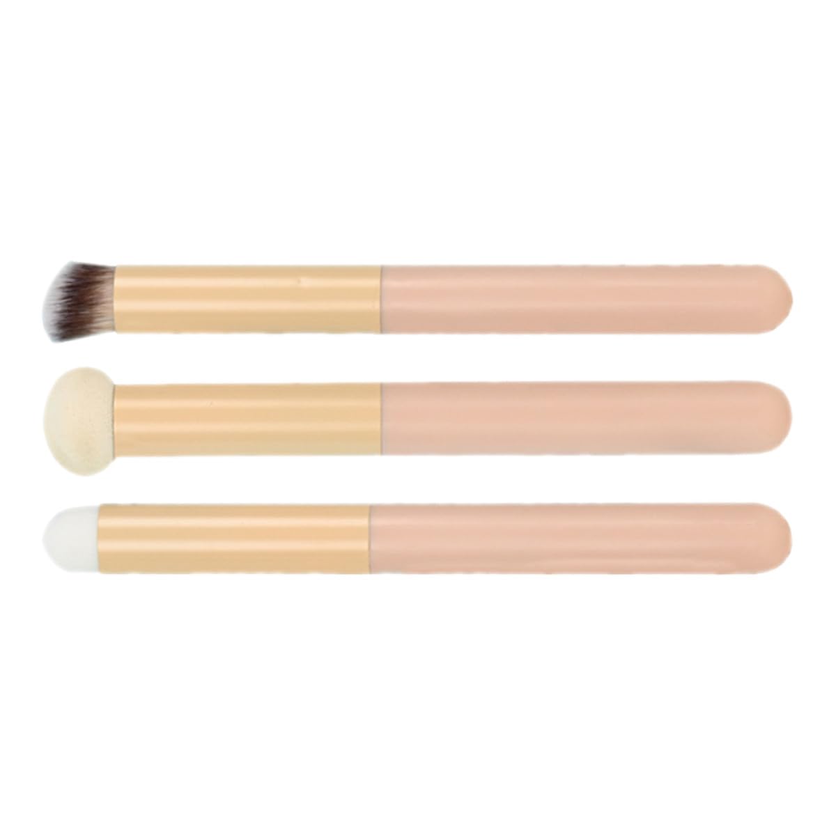 3pcs Concealer Makeup Brush with Soft Sponge and Synthetic Bristles for Precise Blending and Seamless Coverage Versatile Applicators for Under Eye and Contouring