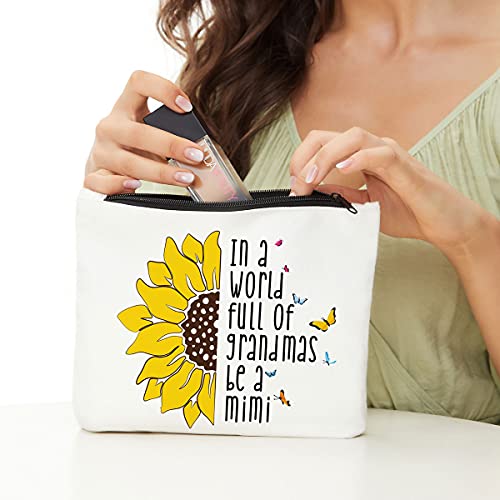 JIUWEIHU Mimi Gifts: New Grandma Gift - Makeup Bag for Mother's Day, Thanksgiving, Christmas2