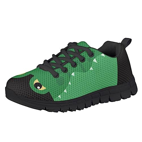 MARSVOVO Animal Print Sneakers for Kids Lightweight Breathable Non Slip Athletic Kids Running Shoes Black Sole Fashion Travel Playing Vocation School Walking Shoes for Boys Girls2