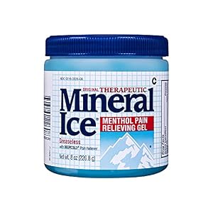 Mineral Ice Therapeutic Pain Relieving Gel, 8 Ounce