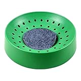 Bol de nidification pour pigeons avec coussinet en feutre, bol de nidification en plastique avec trous de ventilation, bol de nidification facile à nettoyer pour pigeons, colombes et petits oiseaux
