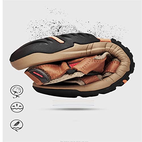 Men Outdoor Sandals Couples Leather Shoes Size Outdoor Beach Shoes Handmade37-46(D,11)4