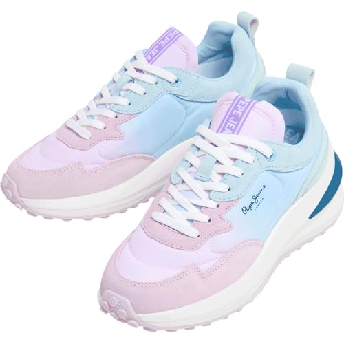 Pepe Jeans Winslow Colors, Sneak Donna, Purple Mauve Purple, 38 Eu - 3