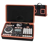 Peciue DJ Mixer Bag for VTech KidiStar DJ Mixer, Kidi DJ Mix, (Not Included Kids Music Toy DJ Mixer) - Case Only (orange)
