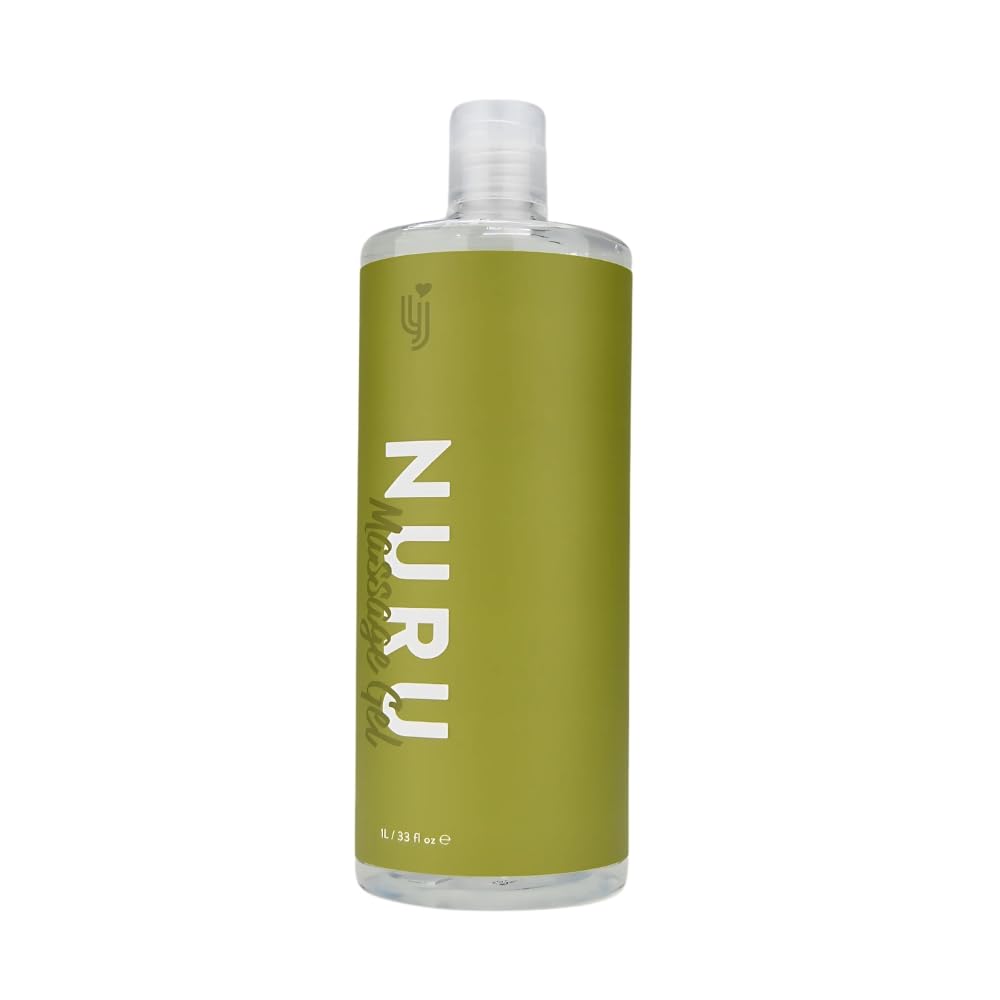 Gel de masaje Nuru 1L, Gel de masaje Nuru concentrado, Rinde, 2L, Gel de terapia de masaje Nuru, Gel de masaje de cuerpo a cuerpo, Aceite de masaje íntimo, Aceite de masaje para una cita nocturnal