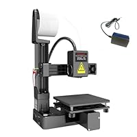 Zowdrix FDM 3D Printer for Beginners, Easy to Use & Quiet with Removable Bed, 100x100x100mm Build Size for Home, Education and Kids Black