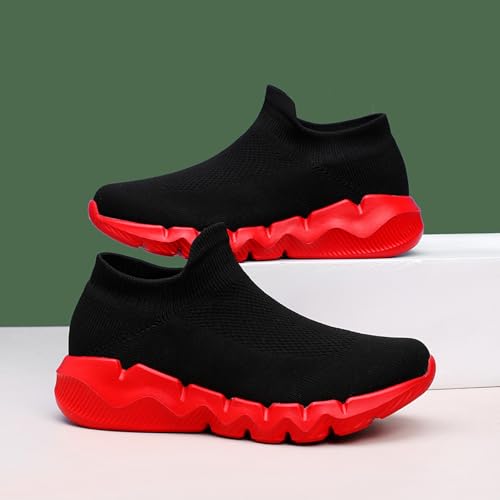 Walking Shoes Non Slip for Work : Womens Breathable Lightweight Slip On Sneakers for Running Fashion Comfort Casual Work Shoes for Tennis Workout Athletic2