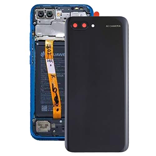 Coque arrière de batterie Huawei Honor 10 gris - Vitre arrière de rechange et objectif caméra