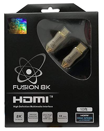 Buy 1 get 1 🔥 Fusion8K HDMI 2.1 Cable Supports 8K @60Hz and 4K @120Hz Compatible with All TVs, BluRay, Xbox Series X, PS5 (10 Feet)
