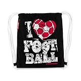 Dein Bekenntnis zu Deinem Sport, unser Qualitätsversprechen: Ob fanatischer Fan oder aktiver Spieler, Dein Turnbeutel im Soccer Look hält jedem Stresstest Stand wie Fußballschuhe, Schienbeinschoner oder ein Fußball Trikot.