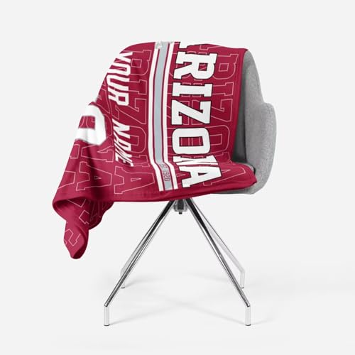 Image of ANTKING Arizona Throw Blanket for Men Women Boy Custom Name and Number Gifts