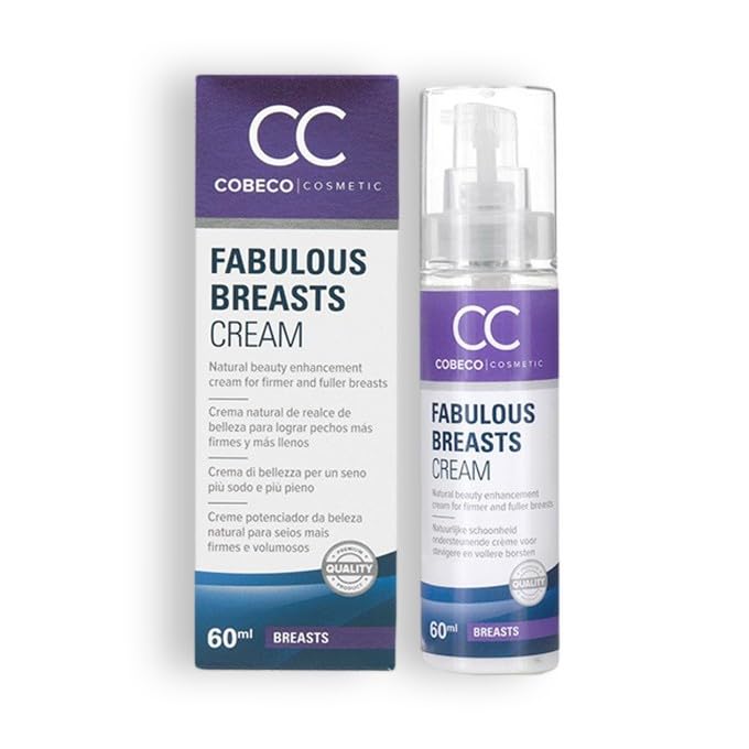 Crema Reafirmante y Realzadora para el Cuidado del Busto - CC Fabulous Breasts Cream 60ml – Firmeza, volumen y suavidad en tu piel - uso diario