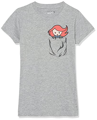 T-shirt Marvel Black Widow fille parfait pour l'école et les sorties de votre petite héroïne