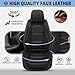 YORKNEIC Seat Covers for Kia Rio 2013-2024 2025:2 Row 5 Seat Full Set Faux Leather Car Seat Covers for Rio Automotive Seat Cushion with Airbag Compatible(5 Seat Full Set,Black)