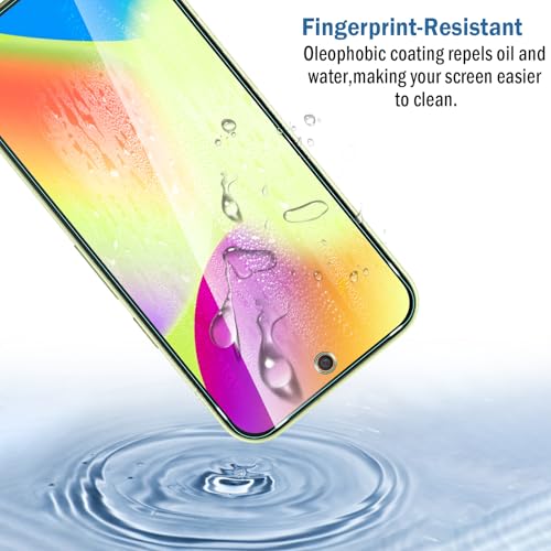 Natbok 2+2 Pack for Google Pixel 10 Screen Protector with Camera Lens Protector,with Alignment Frame, 9H Tempered Glass Film,HD Clear Scratch Resistant, Fingerprint Unlock Support,Case Friendly - image 8