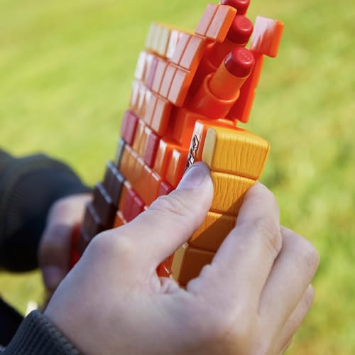 Nerf Minecraft Firebrand, Dart Blasting Axe, 6 Nerf Elite Foam Darts, Design photo 10