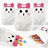 BAISDY Halloween Treat bags, Cute Halloween Goodie Candy Bags with Handles for Party Favors Gift Supplies (30)
