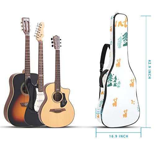 Housse pour guitare acoustique Motif cerf 1 cm d’épaisseur Rembourrage étanche 101 cm, Multicolore 07, 42.9×16.9×4.7 in… - Les Beatles, Paul McCartney, John Lennon, RIngo Starr, George Harrison Housse pour guitare acoustique Motif cerf 1 cm d'épaisseur Rembourrage étanche 101 cm, Multicolore 07, 42.9x16.9x4.7 in… – Image 6