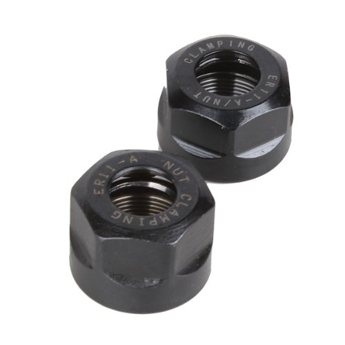 2pcs ER11 A type Collet Clamping Nut for CNC Milling Collet Chuck Holder Lathe