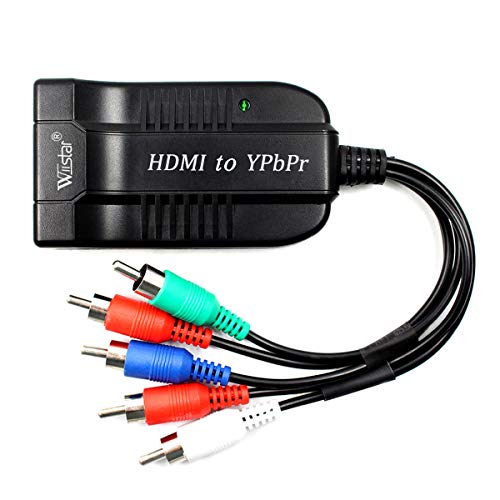 Convertidor HDMI a hembra 5RCA Wiistar para revivir su viejo televisor con películas de DVD