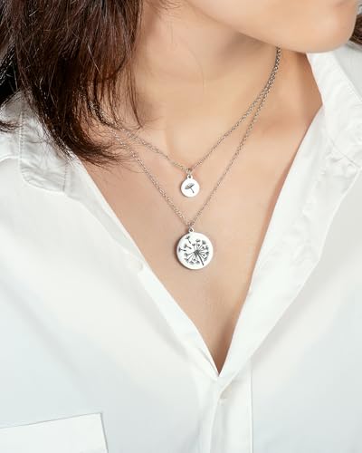 Shonyin Matching Necklace for Mother Daughter Set for 2/3, Valentines Day Gift Mother's Day Birthday Christmas Gifts for Mother Daughter3