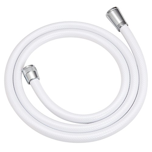 ガオナ これカモ シャワーホース 取替用 2.6m(アダプター付 ほとんどのメーカーに対応 ホワイト) GA-FK016