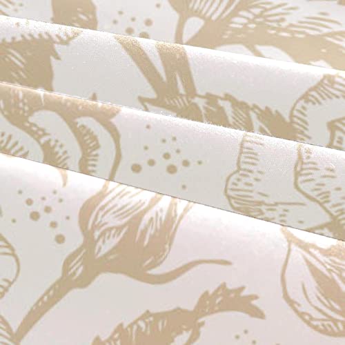 Housse de couette douce avec 2 taies d'oreiller | Parure de lit roses - 6