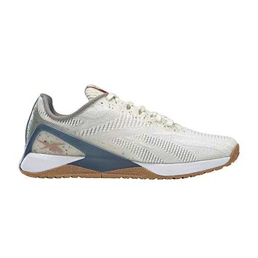 Reebok Tênis feminino Nano X1 Cross, Branco/Verde harmonia/Azul valente, 8