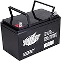 Interstate Batteries 12V 100Ah 90Ah Solar Battery - Group 27, Flag Terminal, SLA AGM VRLA Power Patrol, Rechargeable Replacement for Solar, Universal Power Systems, Lighting (SLA1185)