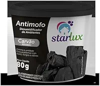 Antimofo Carvão Ativado, Preto, 80 g, Starlux