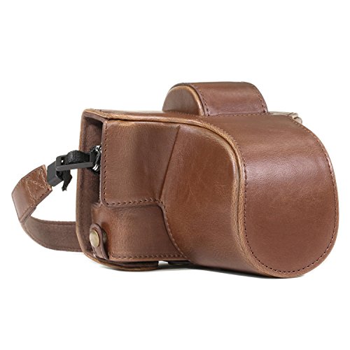 Funda MegaGear de Cuero para Cámara Olympus Pen E-PL8