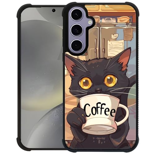 Coque Samsung S21 chat café antichoc silicone transparente Galaxy S21 motif rigolo